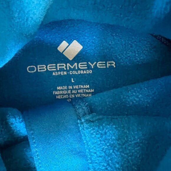 OBERMEYER quarter zip winter fleece, size large. - Picture 3 of 7